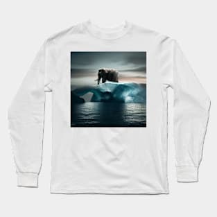 Mammoth on top of ice arch Long Sleeve T-Shirt